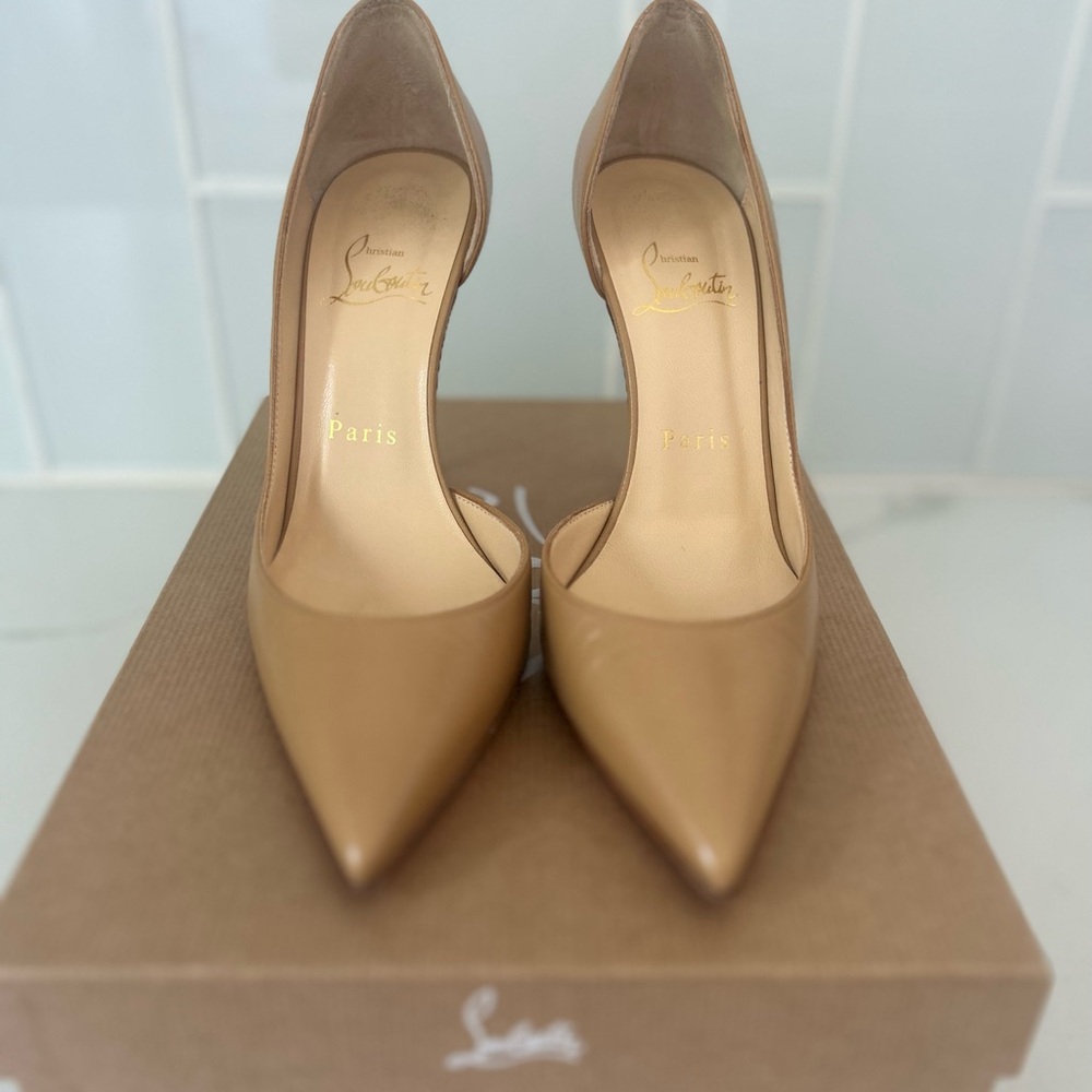 Christian Louboutin Iriza Kid 100 mm pumps blush n2 (tan)
